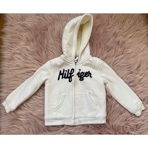 Girls Tommy Hilfiger Sherpa Zip Up Jacket